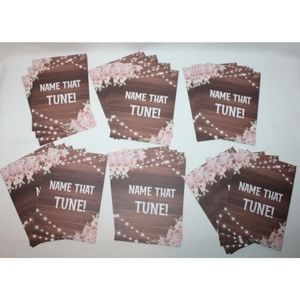 Name That Tune Baby Shower Game Cards